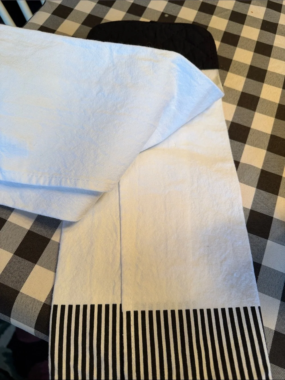 Hangry Definition Kitchen Towel — Black & White